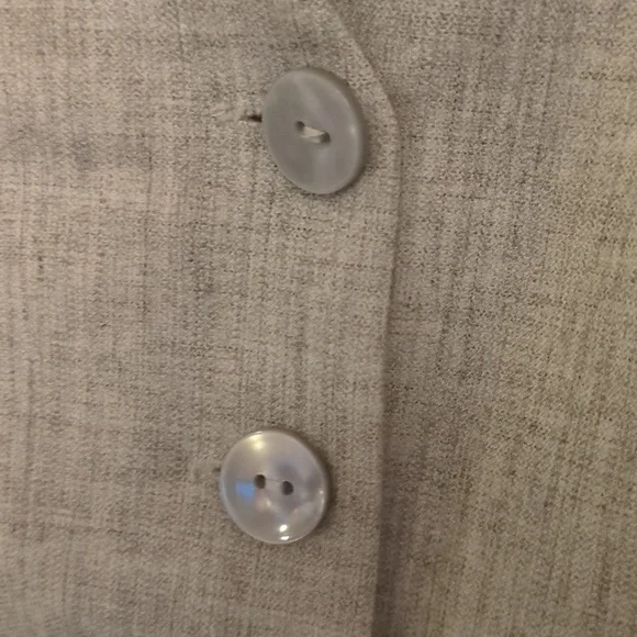 NWOT Abercrombie & Fitch XL Grey Tailored Vest - Picture 5 of 8